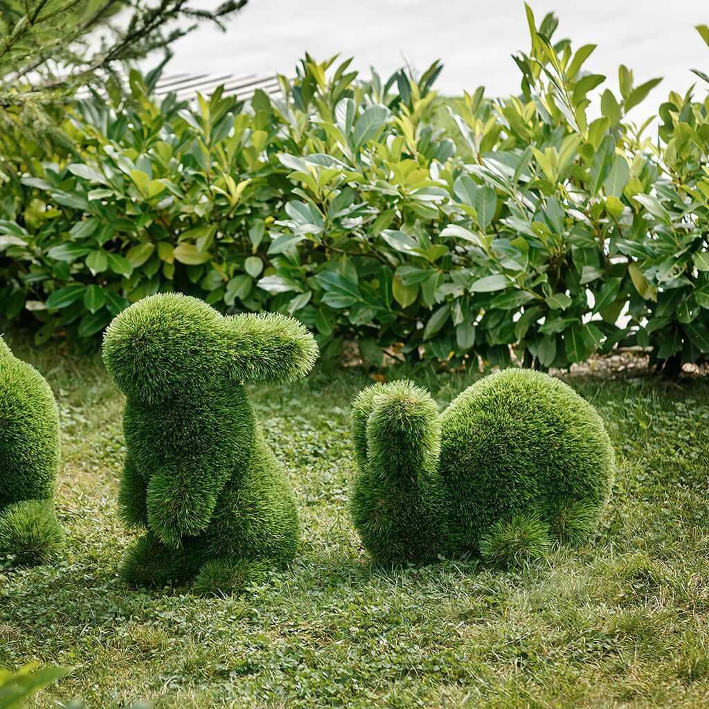  Hasenfigur Für Den Garten - Topiary - GFK & Kunstrasen - Herta