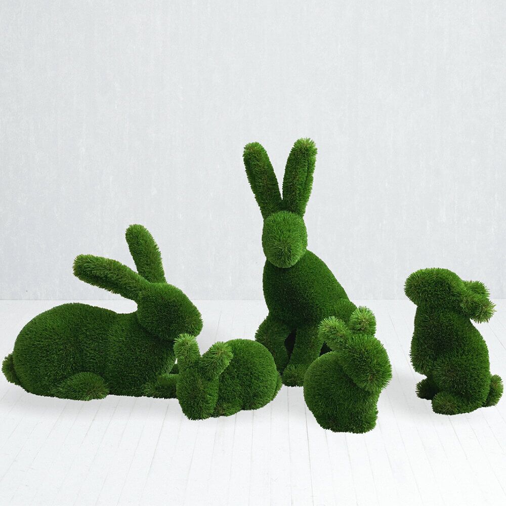  Hasenfigur Für Den Garten - Topiary - GFK & Kunstrasen - Herta
