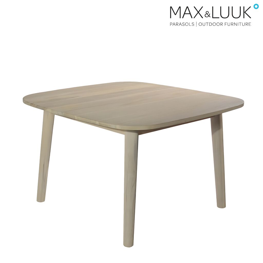  Heller Quadratischer Gartentisch Aus Teakholz Von Max & Luuk - Lennon Tisch