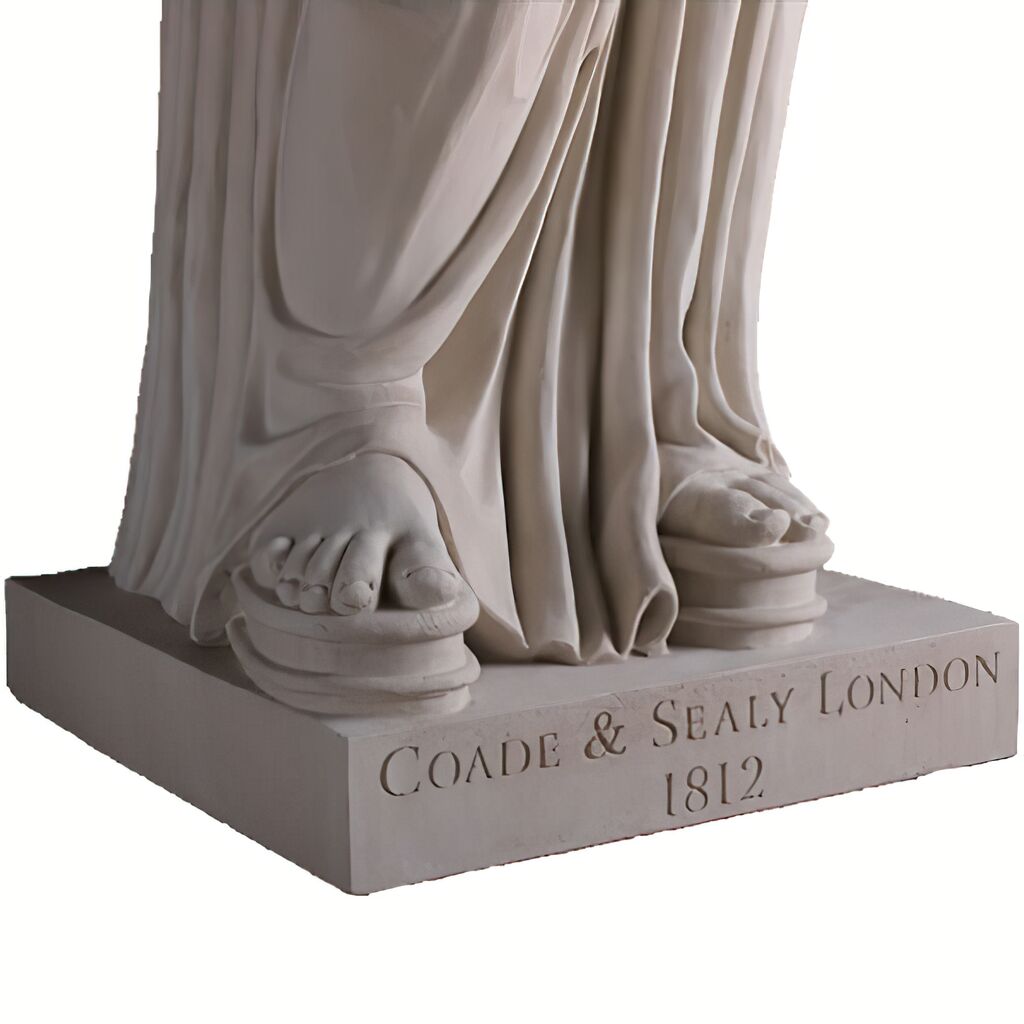  Historische Garten Skulptur Aus Steinguss - Caryatid