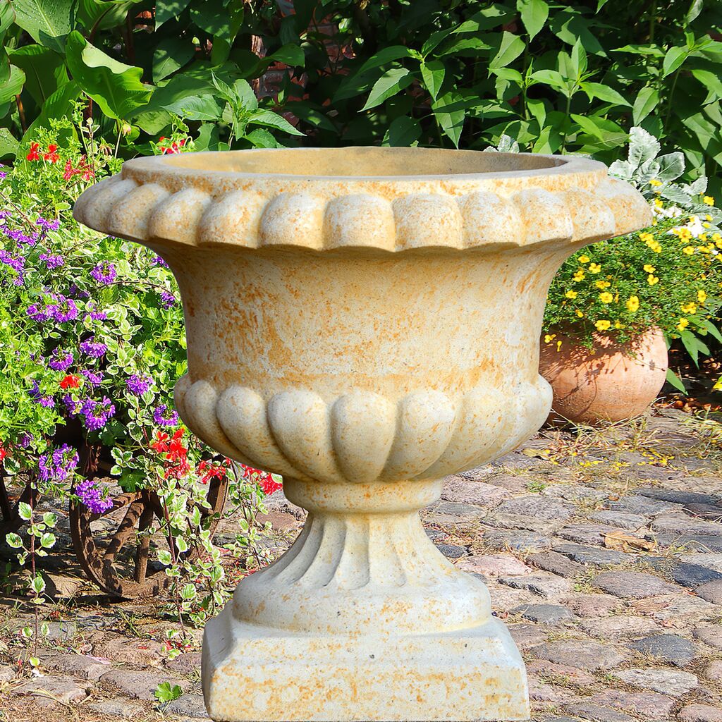  Historische Gartenvase Aus Stein - Fiora