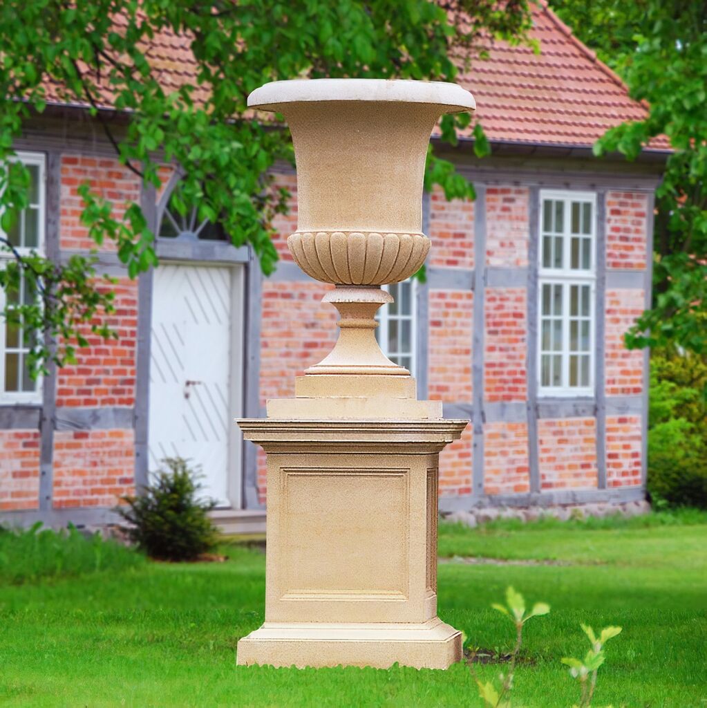  Historisches Steinpodest Für Skulpturen - King George