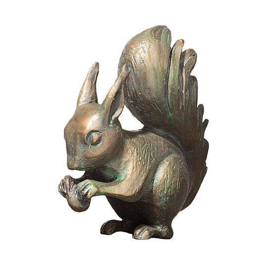  Hochwertige Hörnchen Tierskulptur Aus Bronze - Eichhörnchen