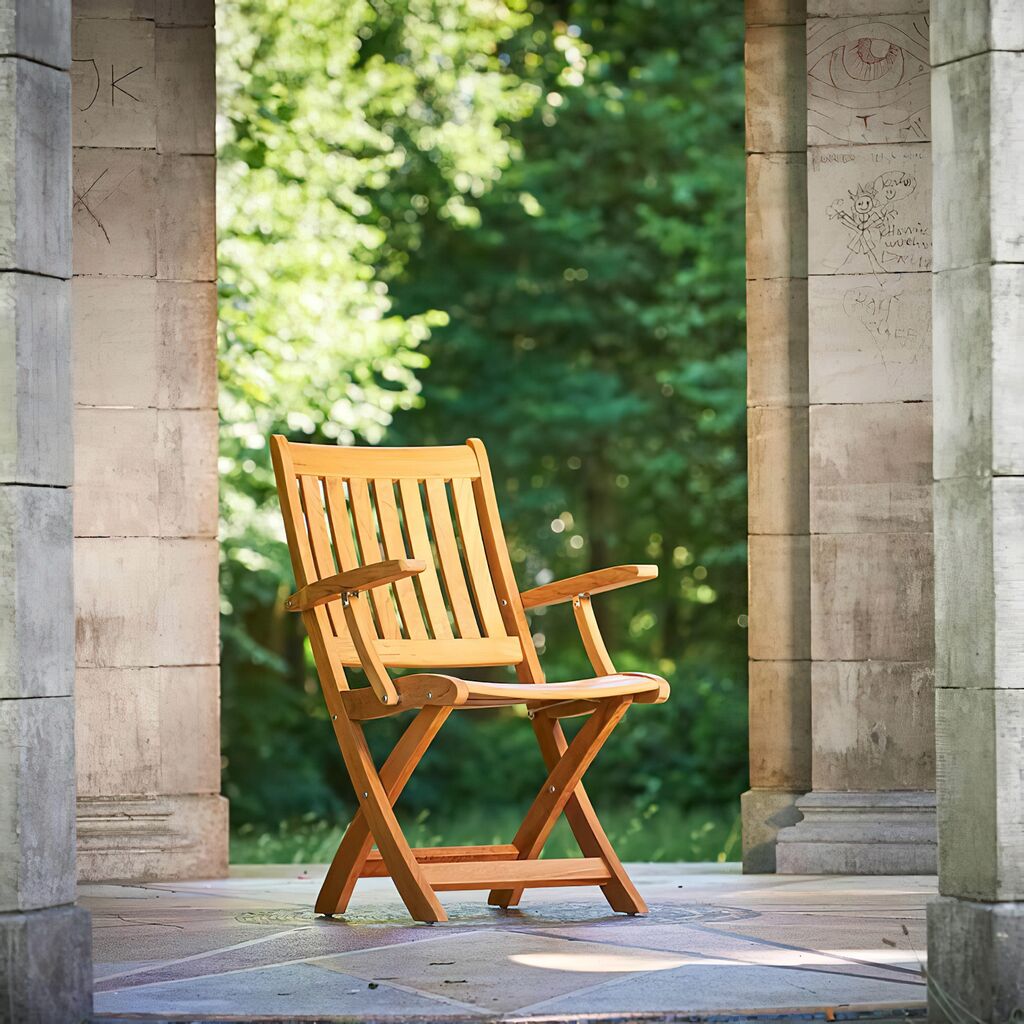  Hochwertiger Garten Klappstuhl Aus Teakholz - Blake Klappstuhl