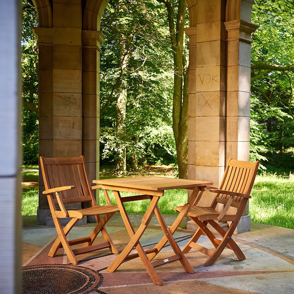  Hochwertiger Garten Klappstuhl Aus Teakholz - Blake Klappstuhl