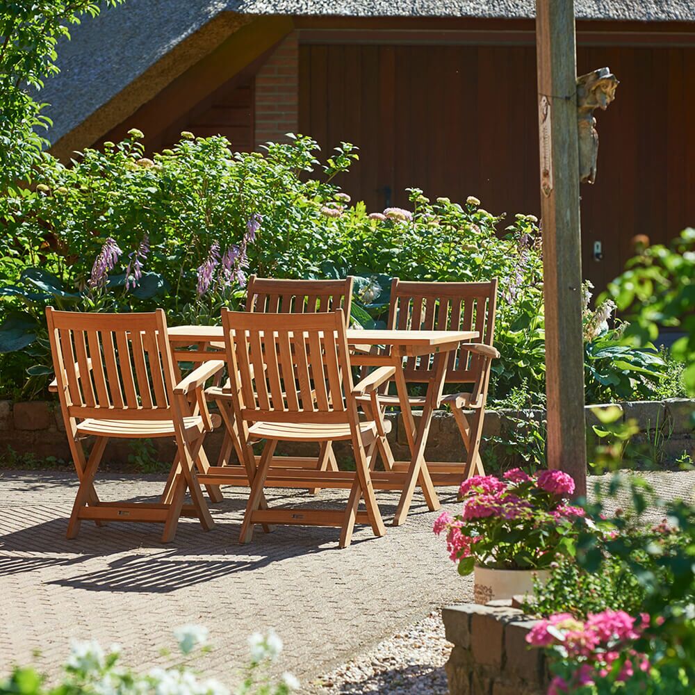  Hochwertiger Garten Klappstuhl Aus Teakholz - Blake Klappstuhl