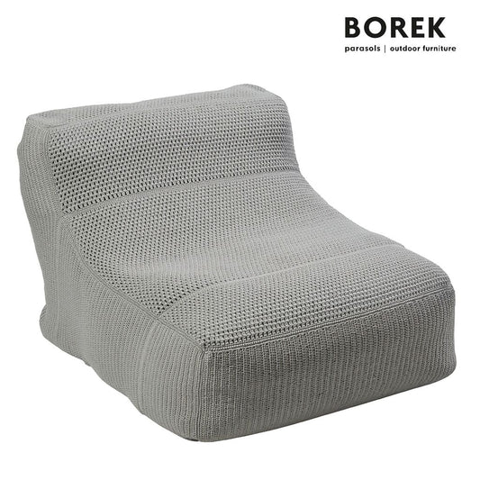  Hochwertiger Outdoor Sitzsack - Grau - Modern - Borek - Leno Sitzsack