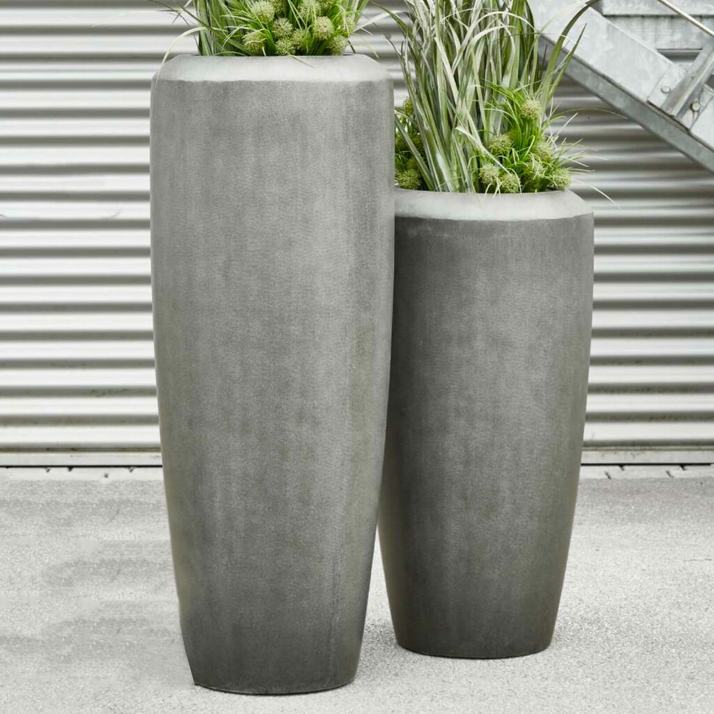  Hohe Garten Pflanzgefäße Aus Polystone Mit Einsatz - Verezzi
