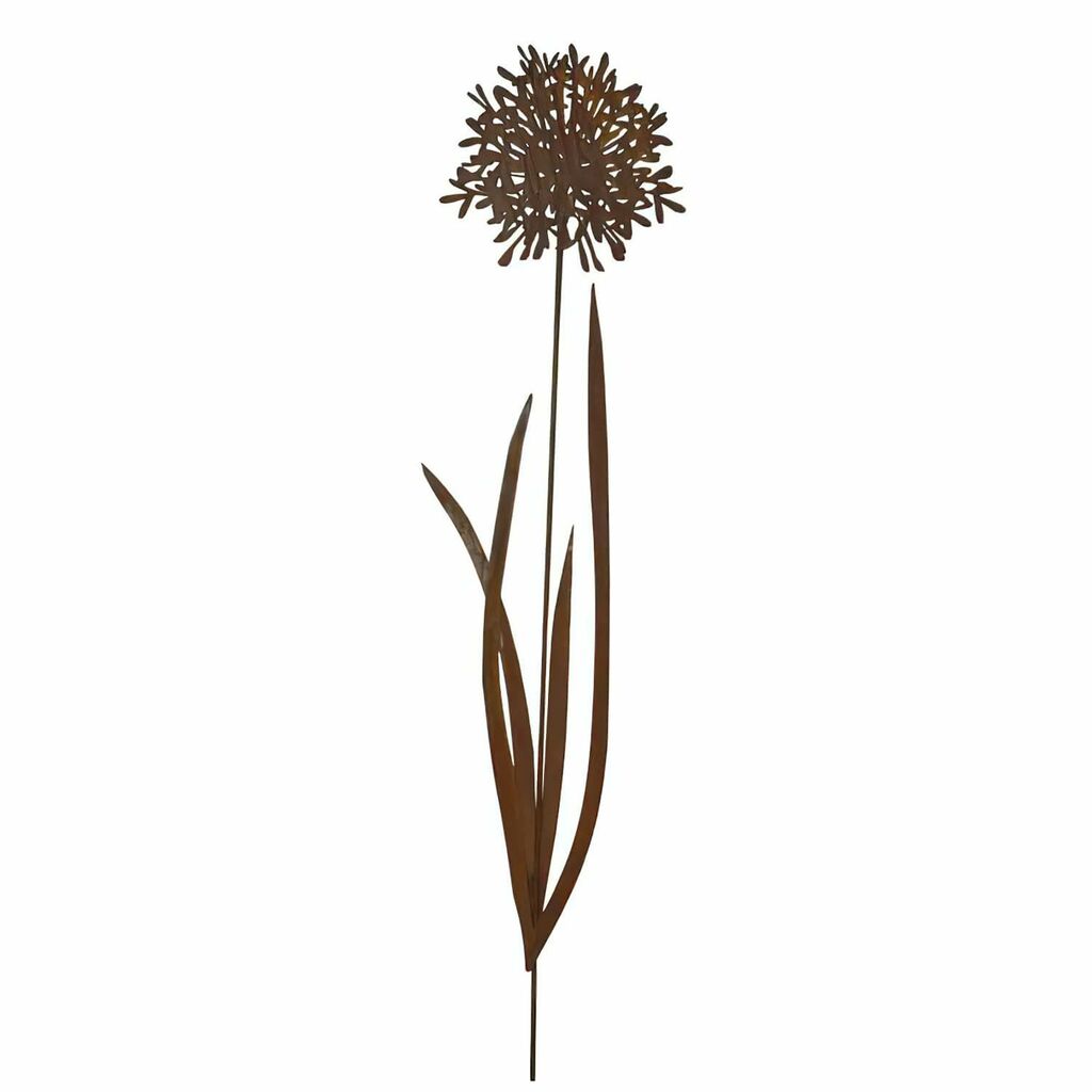  Hohe Schmucklilie Als Rostfigur Für Den Garten - Agapanthus
