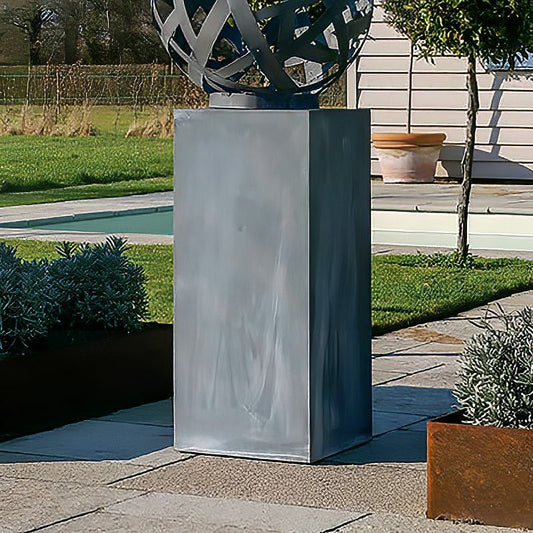 Hohes Metall Podest Für Gartenskulpturen - Stahl & Cortenstahl - Ferulano Greno