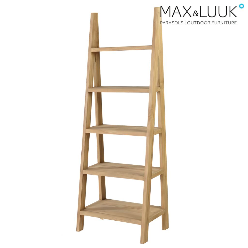  Hohes Regal Aus Teakholz Für Den Garten - Max&Luuk - Puck Regal