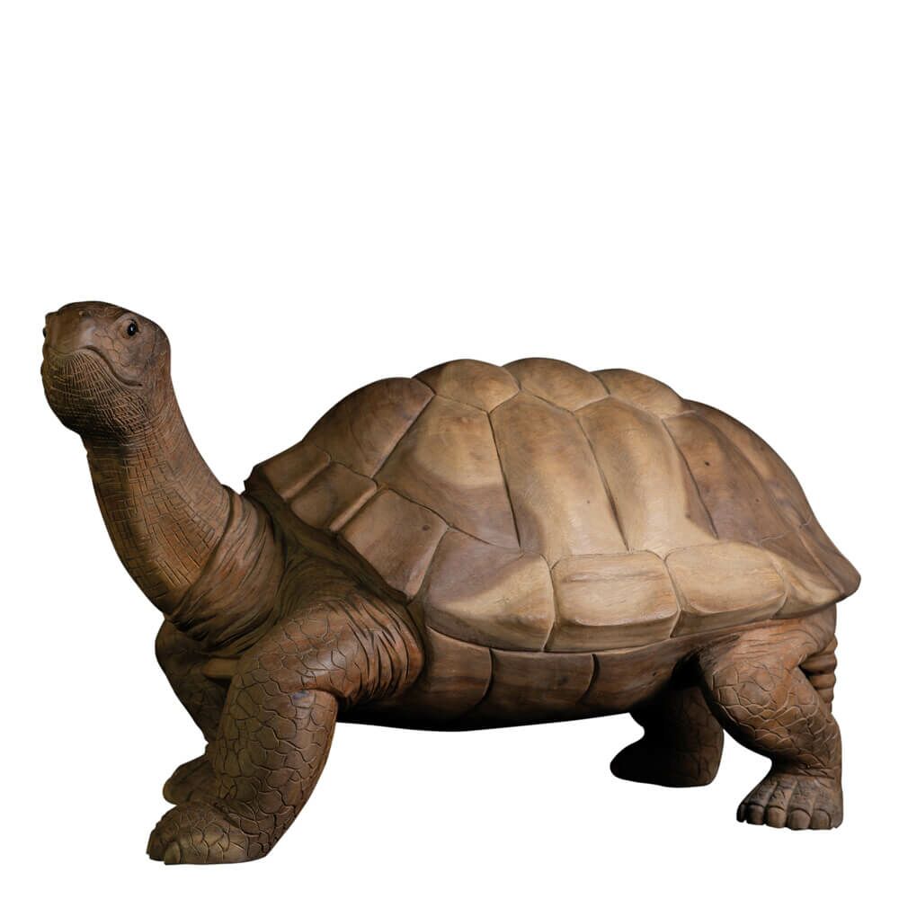 In Handarbeit Geschnitzte Schildkröte Aus Suarholz - Unikat Holzfigur - Nalani