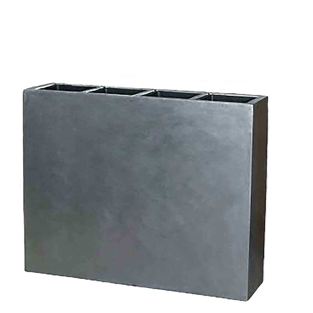  Indoor Raumteiler Zum Bepflanzen - Silber - Polystone - Liya