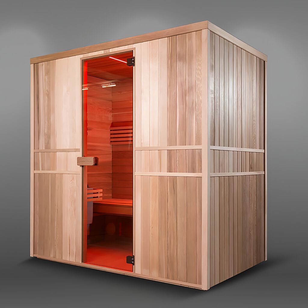  Indoor Sauna & Infrarot Kombination Aus Holz Für Zu Hause - Vollausgestattet - Amneria