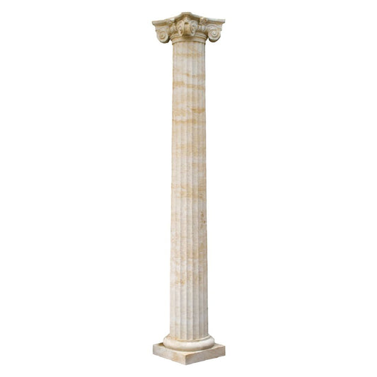  Ionische Säule Mit Sockel Und Kapitell Aus Steinguss - Poto