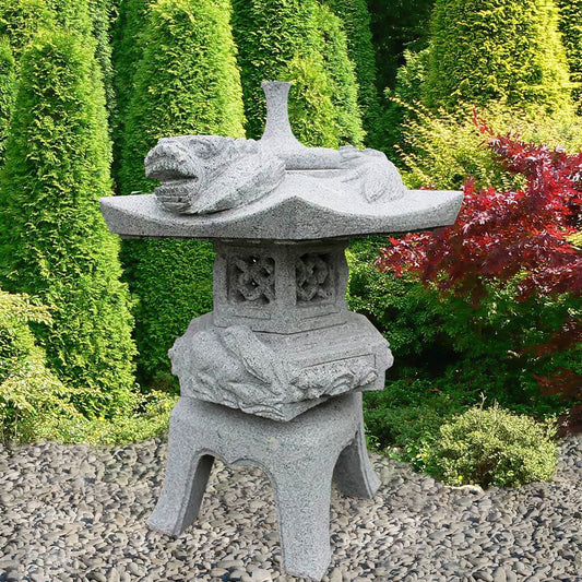  Japanische Garten Stein Laterne - Ichikawa