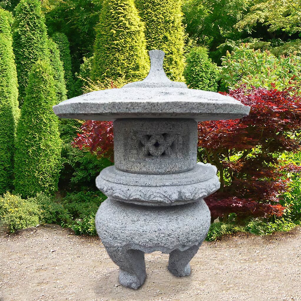  Japanische Steinlaterne Granit - Ikoma
