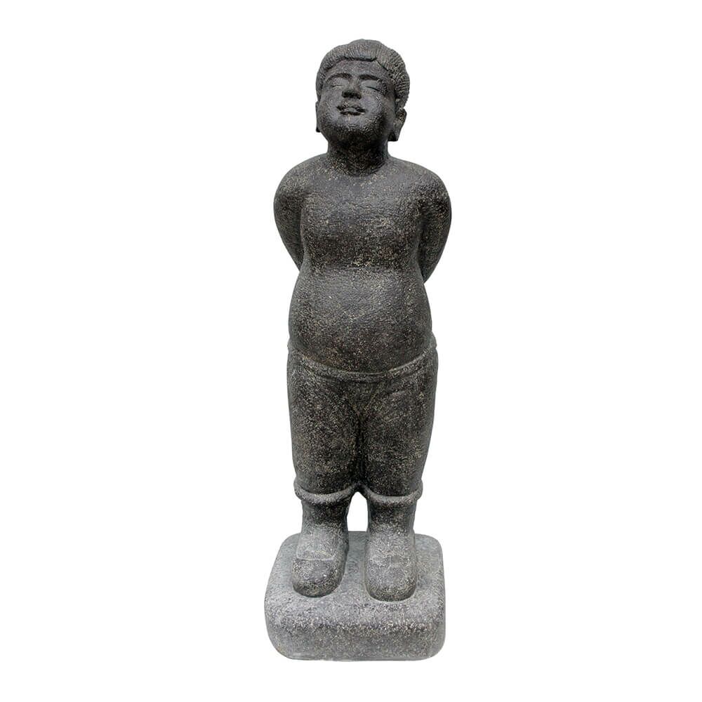  Jungen Skulptur Aus Steinguss Nach Koreanischem Vorbild - Agori