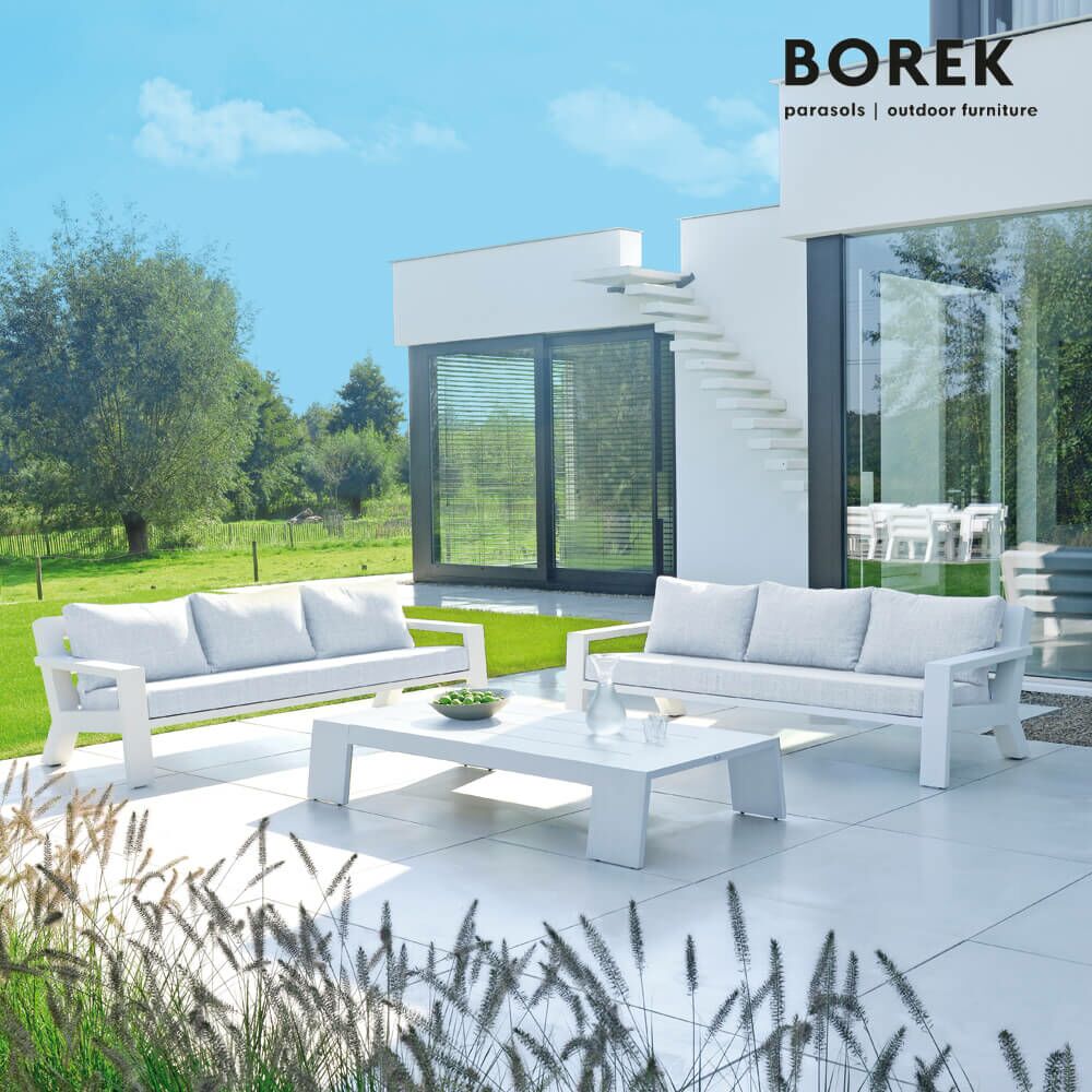  Kaffeetisch Für Den Garten - Borek - Aluminium - 32x183x91cm - Viking Couchtisch