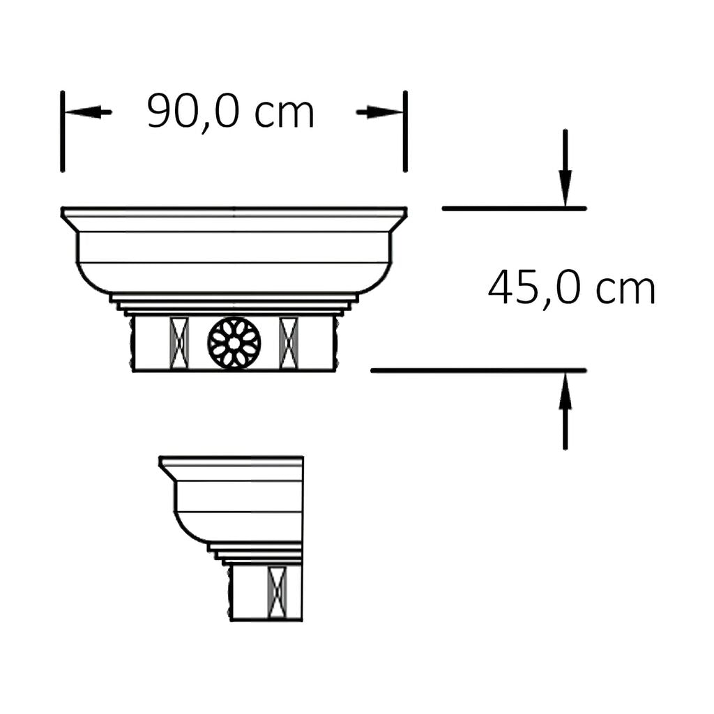  Kapitell Dorisches Design Aus Stein Für Pilaster - Ulfrea