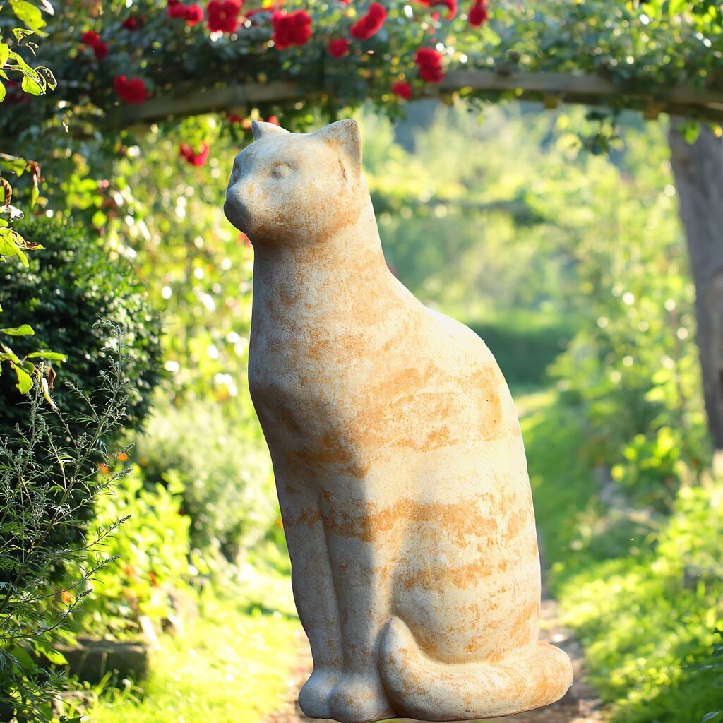  Katze Skulptur Für Den Garten - Annuka