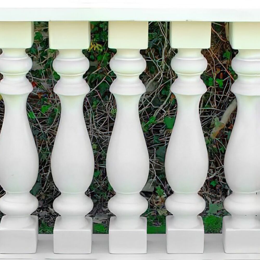  Kegelförmige Steinguss Balustrade Für Balkon- & Terrassen Geländer - Tecna
