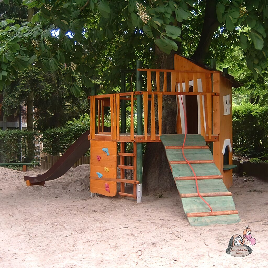  Kinder Baumhaus Zum Klettern Für Den Outdoor Spielplatz Oder Zuhause - Baumhaus Professor Tibatong