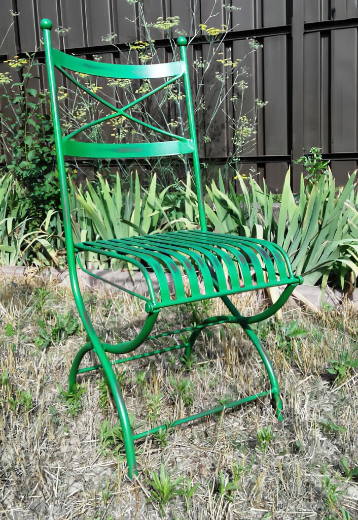  Klappbarer Antik Gartenstuhl Wetterfest - Magali