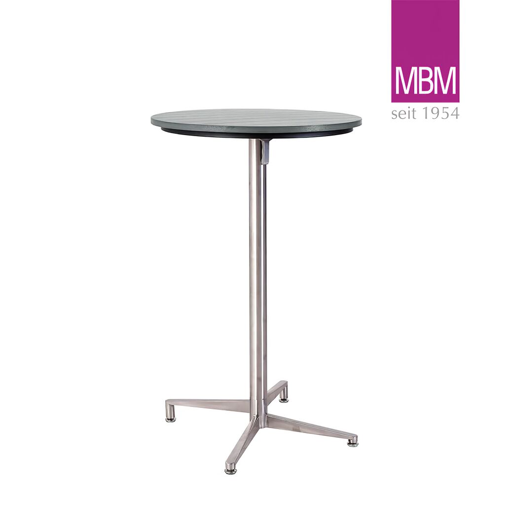  Klappbarer Bistro-Stehtisch Mit Runder Platte Von MBM - Bistro-Stehtischgestell Victory