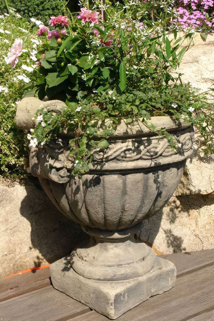  Klassische Garten Pflanzamphore Aus Stein - Vivor