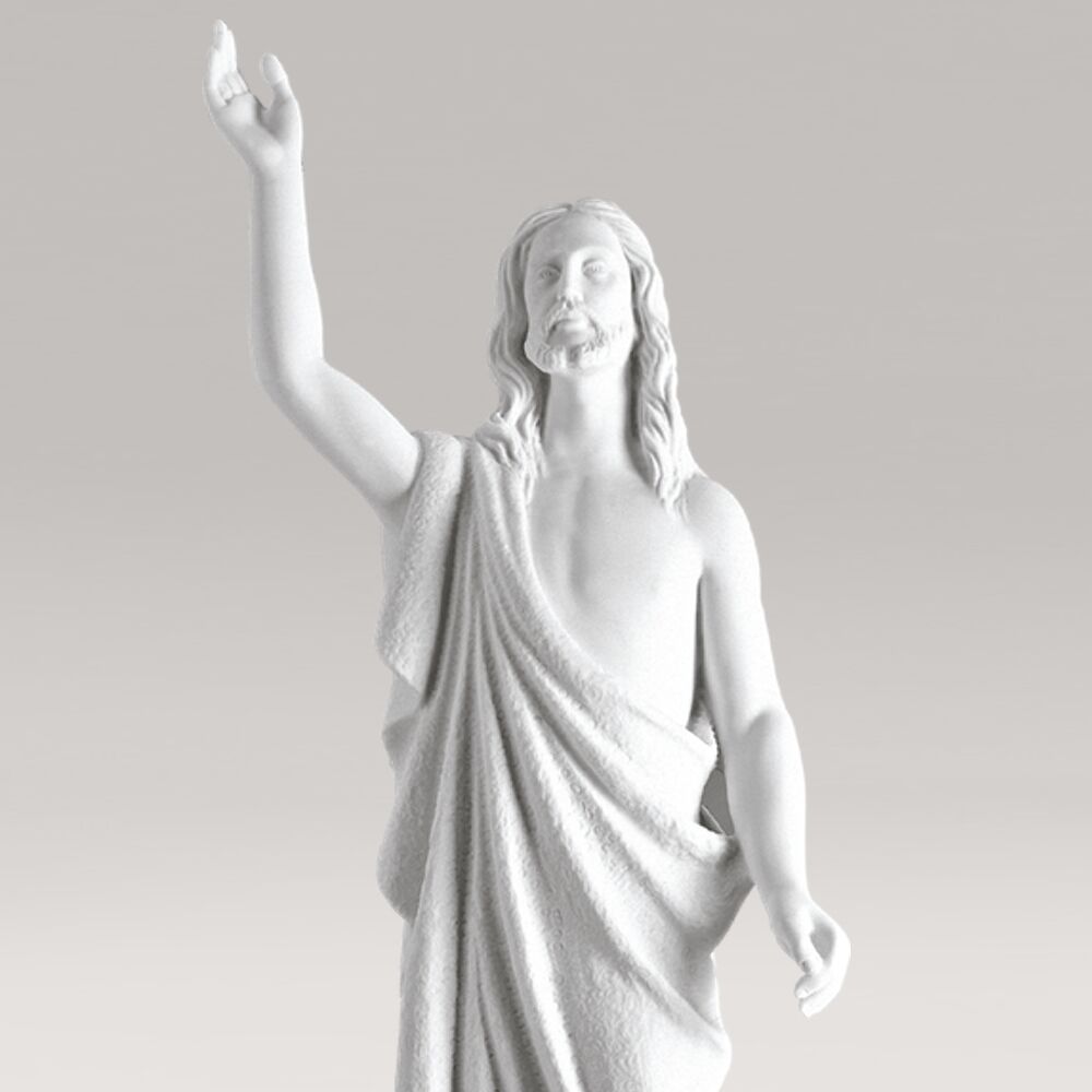  Klassische Gartenfigur Jesus Aus Marmorguss - Jesus Spiritus