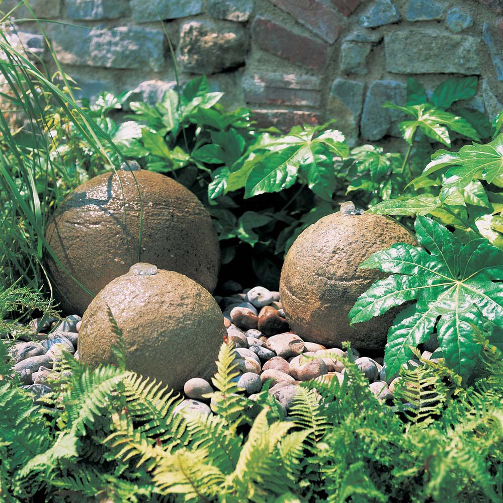  Klassische Kugel Quellsteine Aus Stein Als 4er Set - Pallare Set