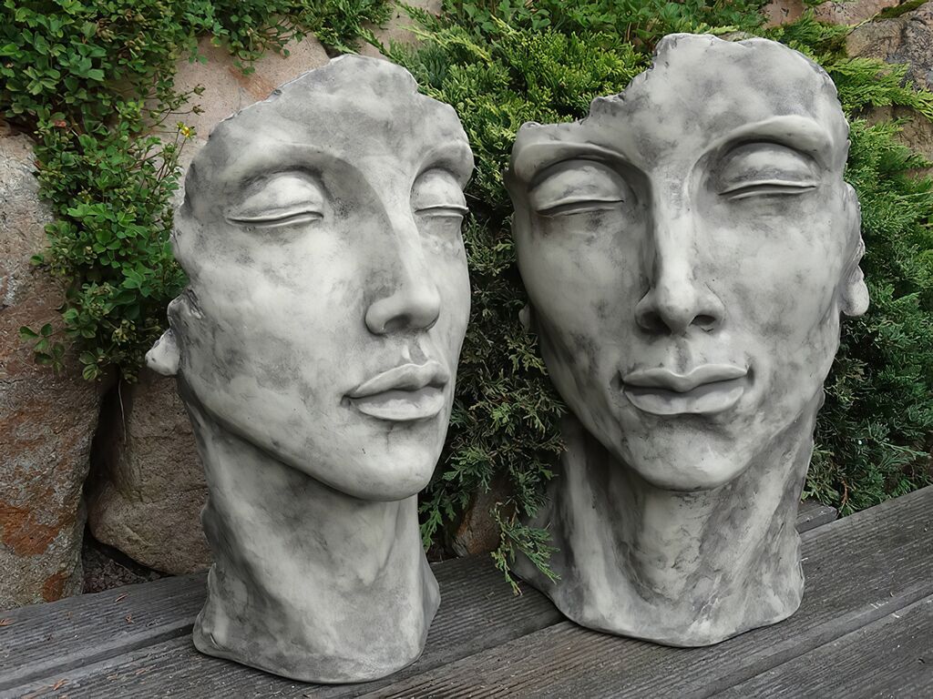  Klassische Stein Büste Für Draußen - Frau - Sculptura Feminam
