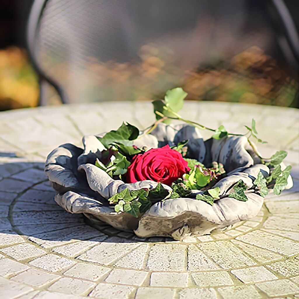  Klassische Steinplastik - Schale Für Den Garten - Calyx