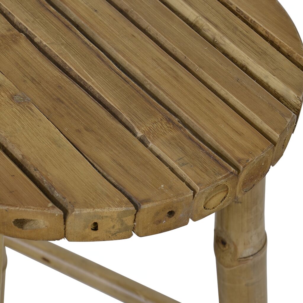  Klassischer Hocker Für Die Terrasse Aus Bambusholz - Hocker Bambana