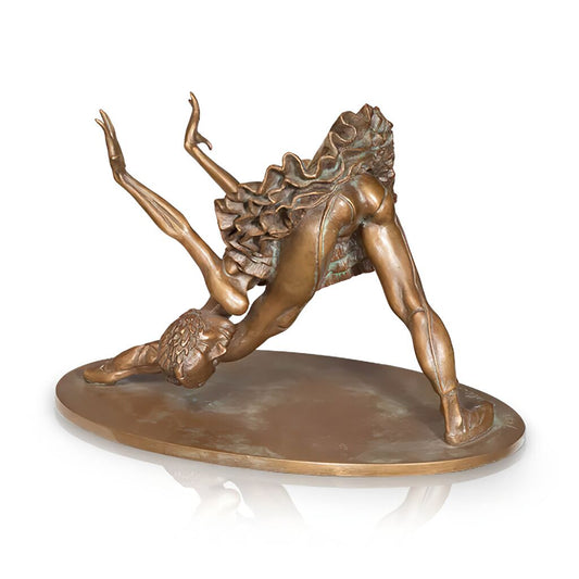  Kleine Bronzestatue Ballerina Tanzt Vom Künstler - Ballerina Galina