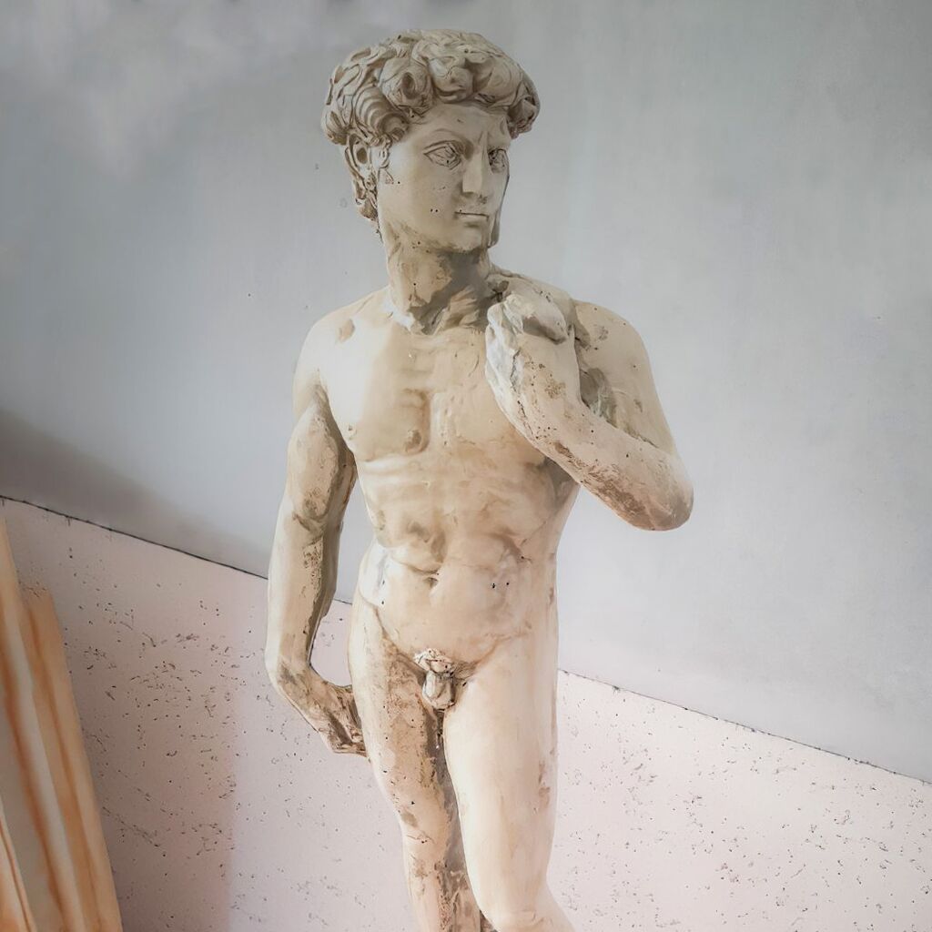  Kleine David Statue Aus Steinguss Für Den Garten - David