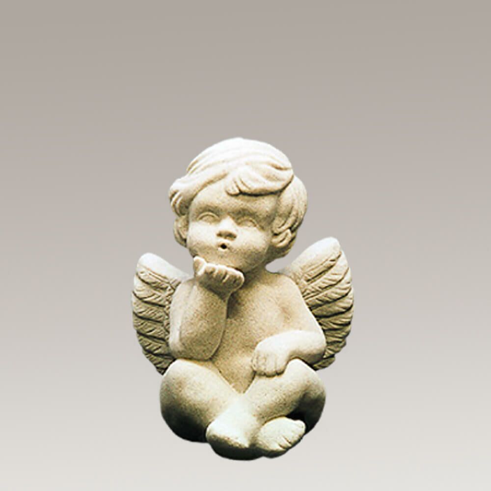  Kleine Deko Steinfigur Mit Engel Pustend - Charmeur
