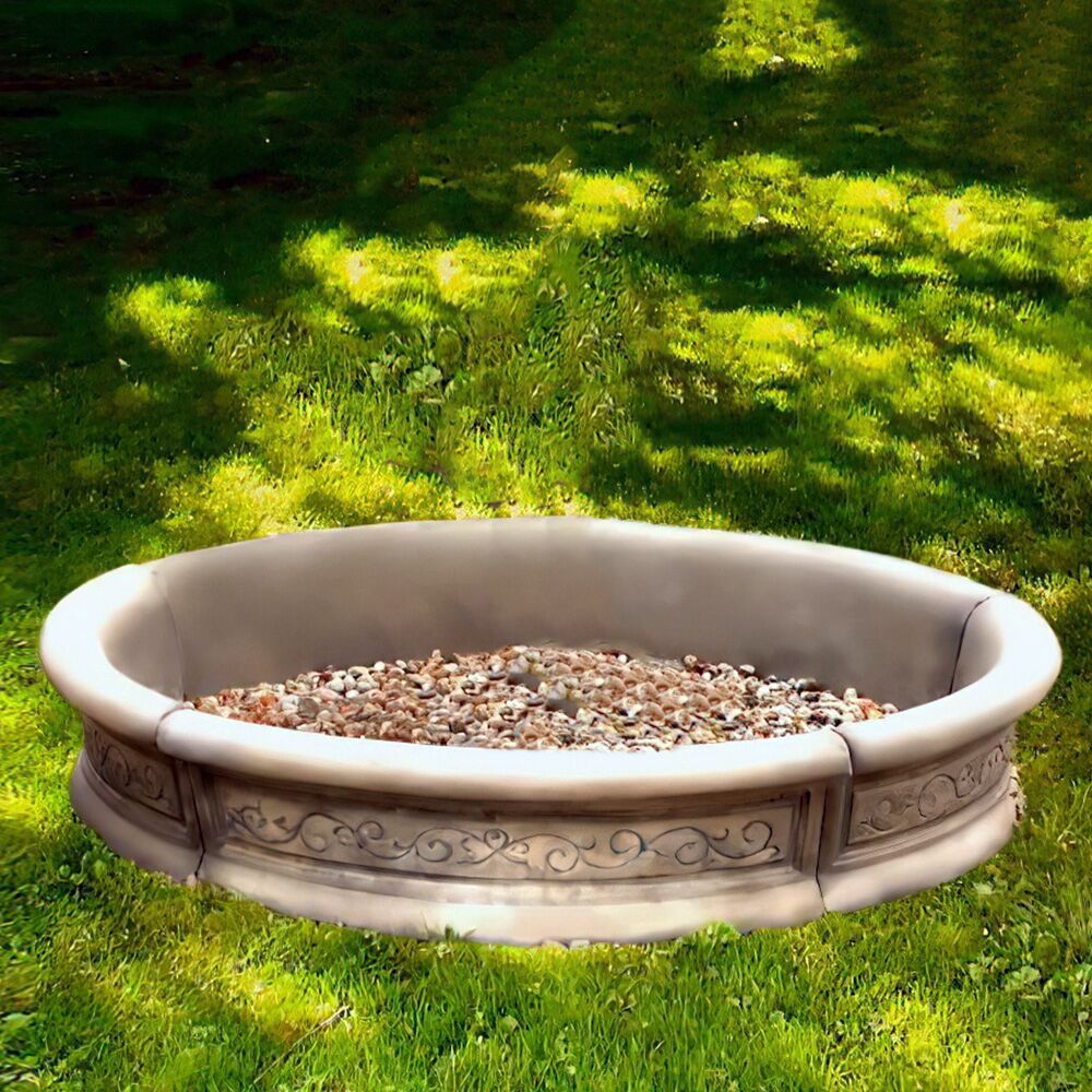  Kleine Dekorative Brunnen Umrandung Aus Steinguss Für Gartenfontänen - Circola