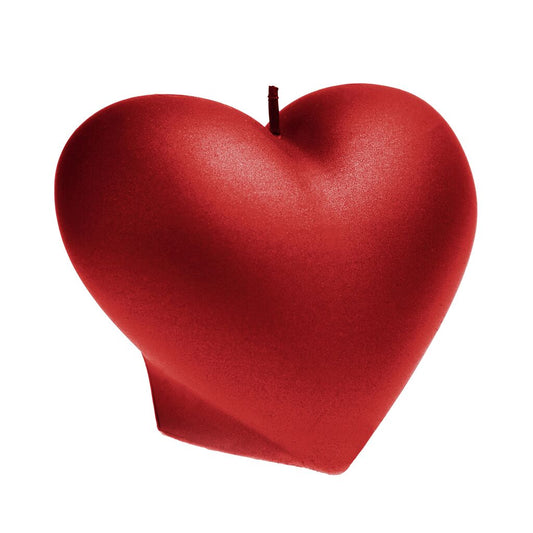  Kleine Herz Dekoskulptur Kerze Aus Wachs - Klassisch & Vegan - Smooth Hearth