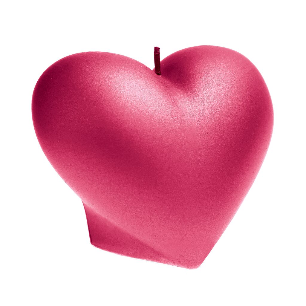  Kleine Herz Dekoskulptur Kerze Aus Wachs - Klassisch & Vegan - Smooth Hearth
