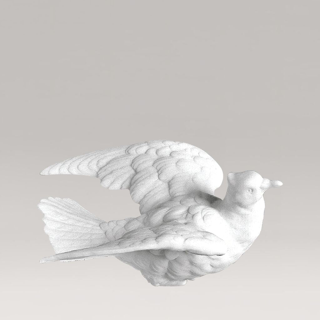 Kleine Klassische Vogelstatue Aus Marmorguss - Linus
