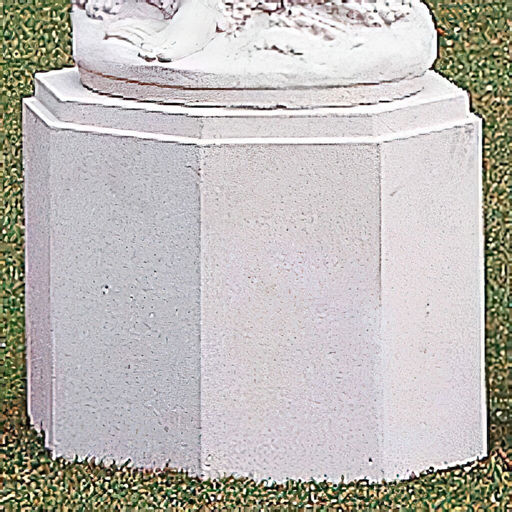  Kleiner Oktogonaler Stein Sockel Für Skulpturen - Middlewich Manor