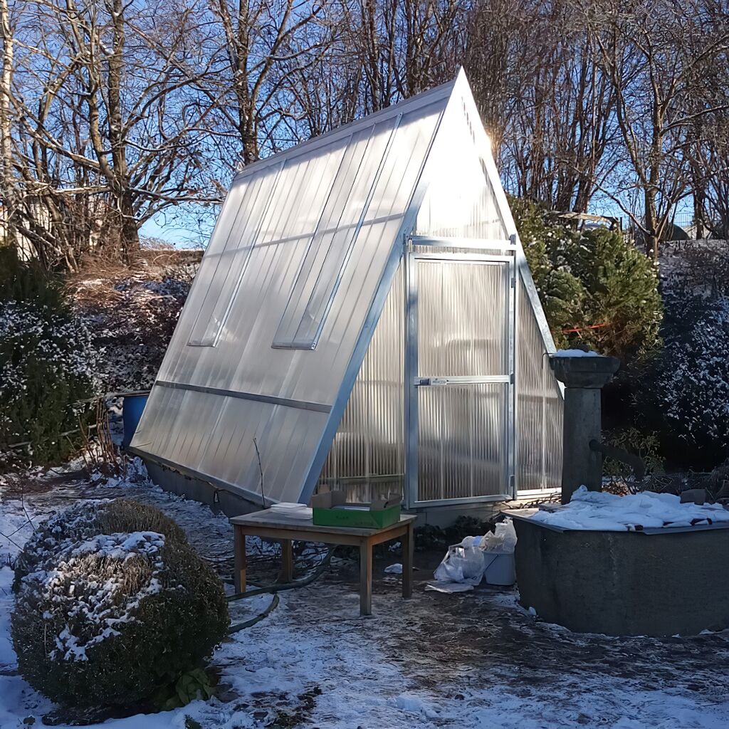  Kleines Gewächshaus Dreieckig Aus Aluminium & Acrylglas - Kailua