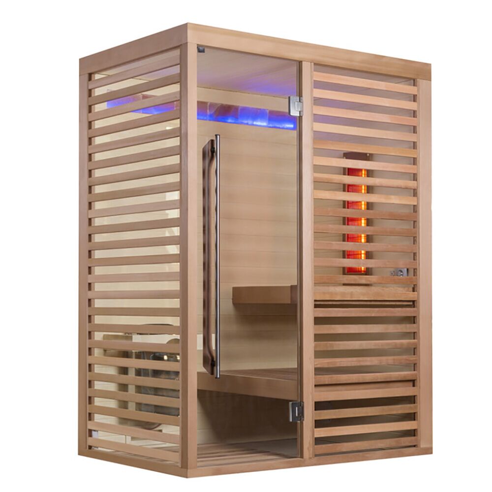  Kombination Aus Finnischer Sauna Und Infrarot Wärmetherapie Mit Platz Für 2 Personen - Anubia