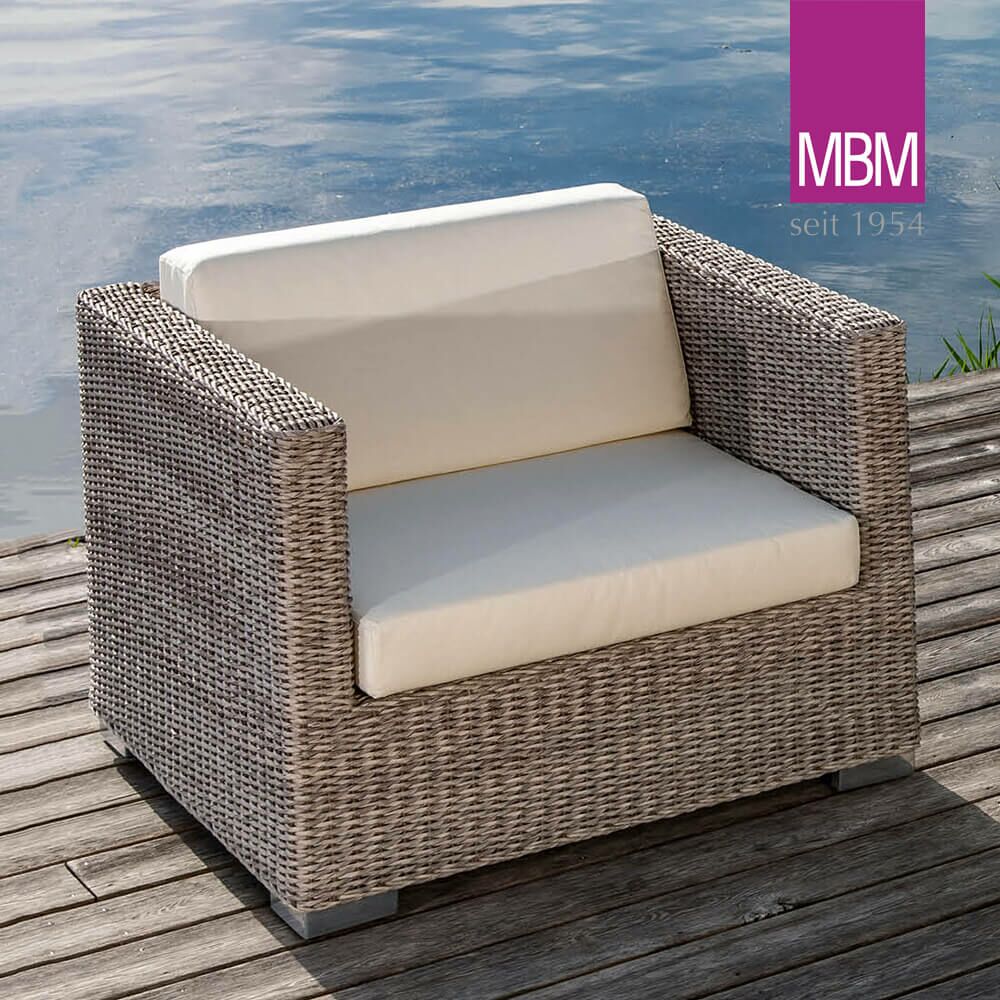  Komfortabler Geflochtener Loungesessel Von MBM - Loungesessel Bellini