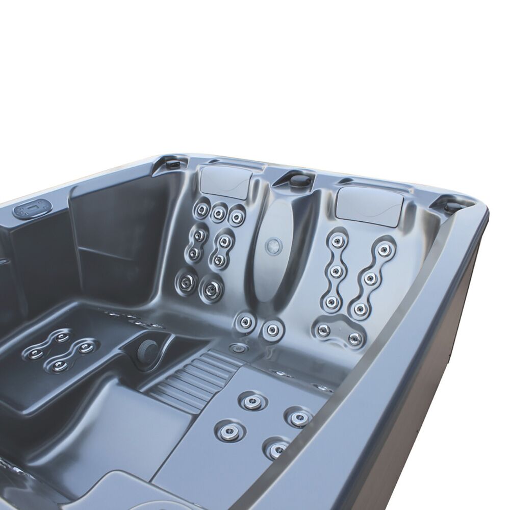  Komfortabler In & Outdoor Whirlpool Für Paare Aus Metall - Aziba