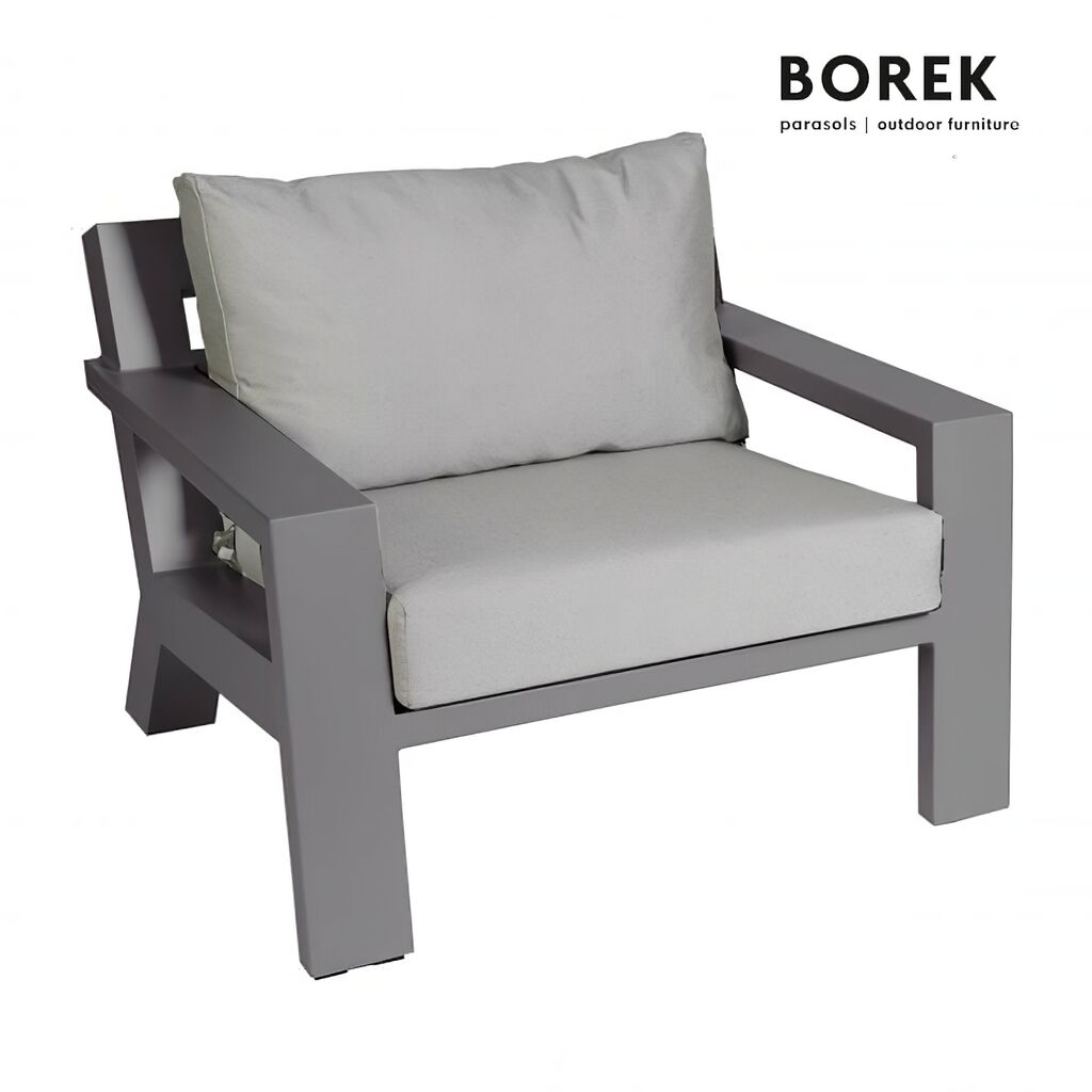  Komfortabler Sessel Aus Alu Mit Auflagen - Viking Loungesessel