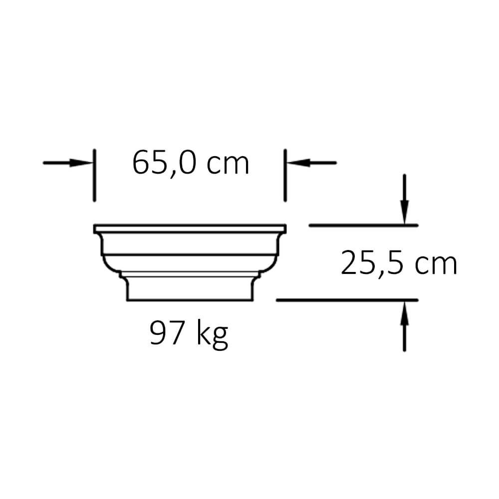  Korinthische Steinsäule Gerades Design Individuell - Seleferth