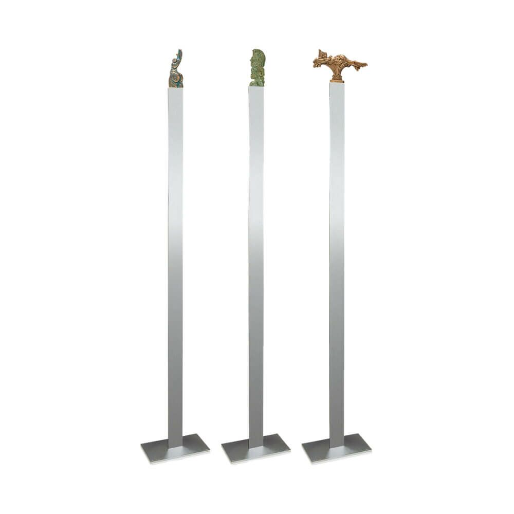  Künstleredition - 3er Set Bronzeskulpturen Mit Stele - Ernst Fuchs Edition Set